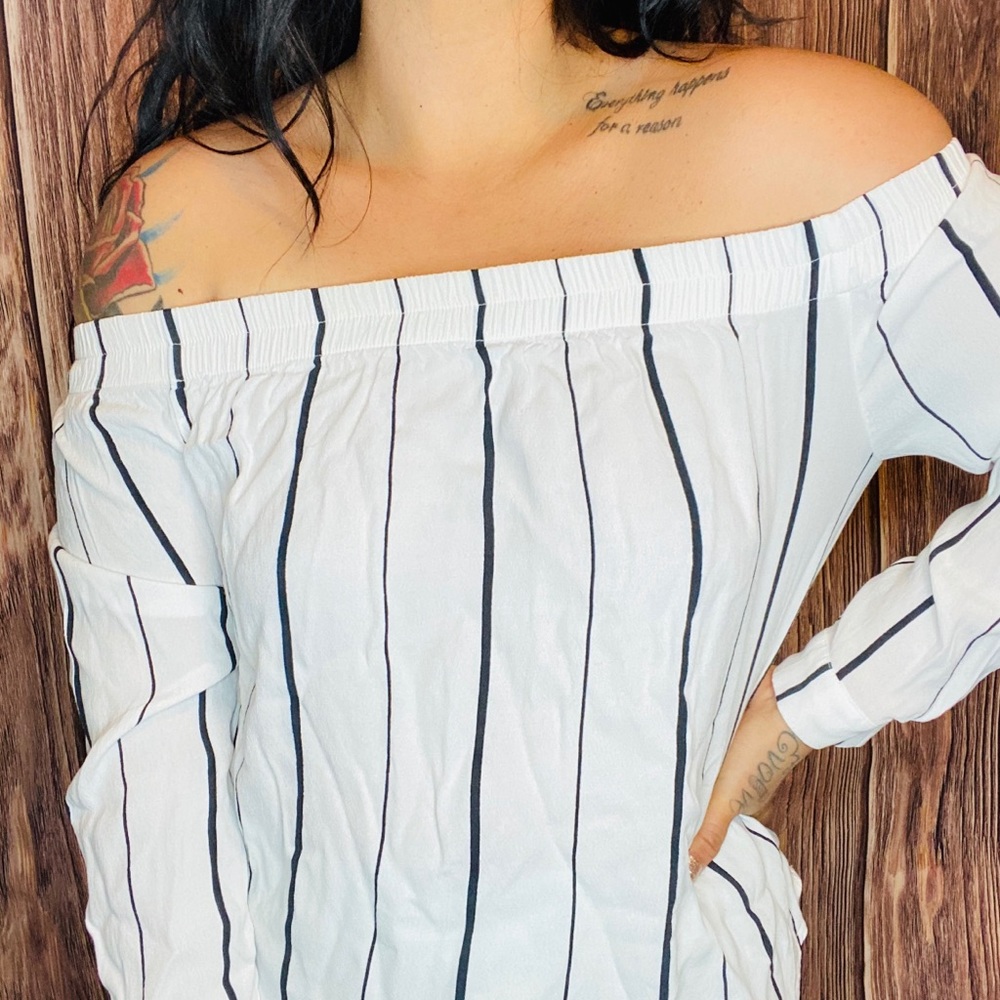 Off the shoulder shirt